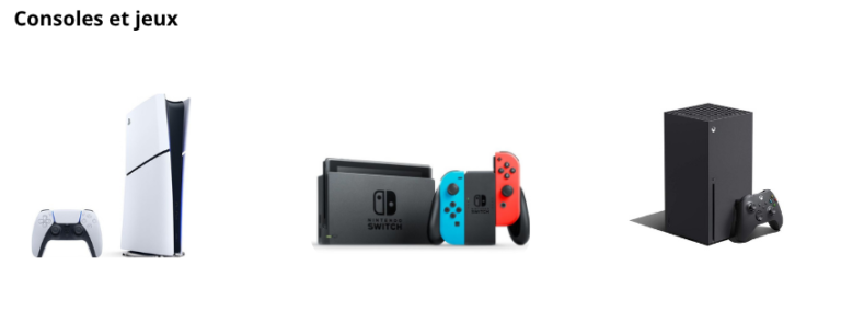 Consoles et jeux